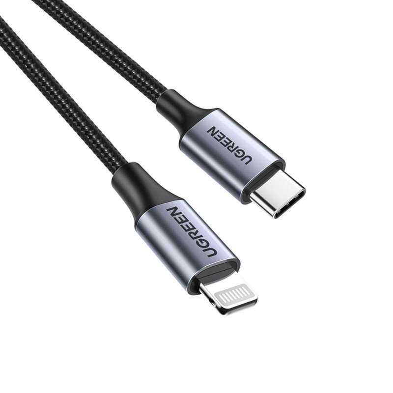 UGREEN Braided Type-C To Lightning PD Fast Charge 1M Cable