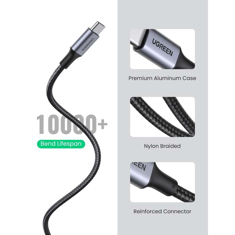 UGREEN 100W Type C To Type C Cable - 1 Metre