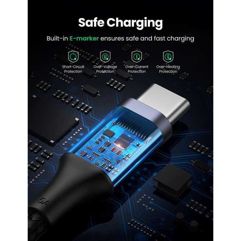 UGREEN 100W Type C To Type C Cable - 1 Metre
