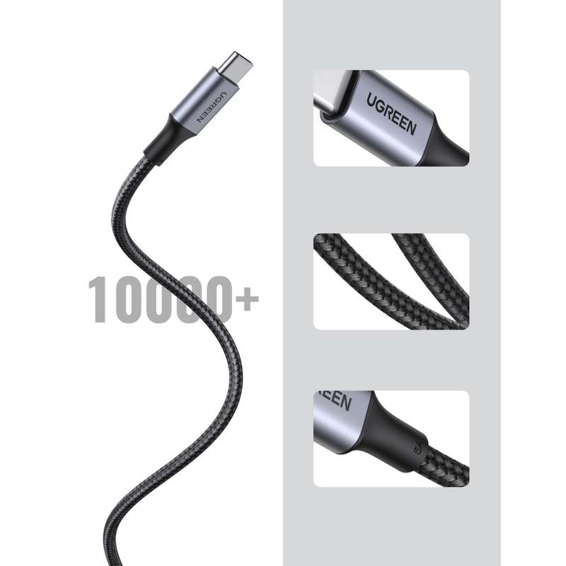 UGREEN 100W USB C To USB C Cable - 2m Black