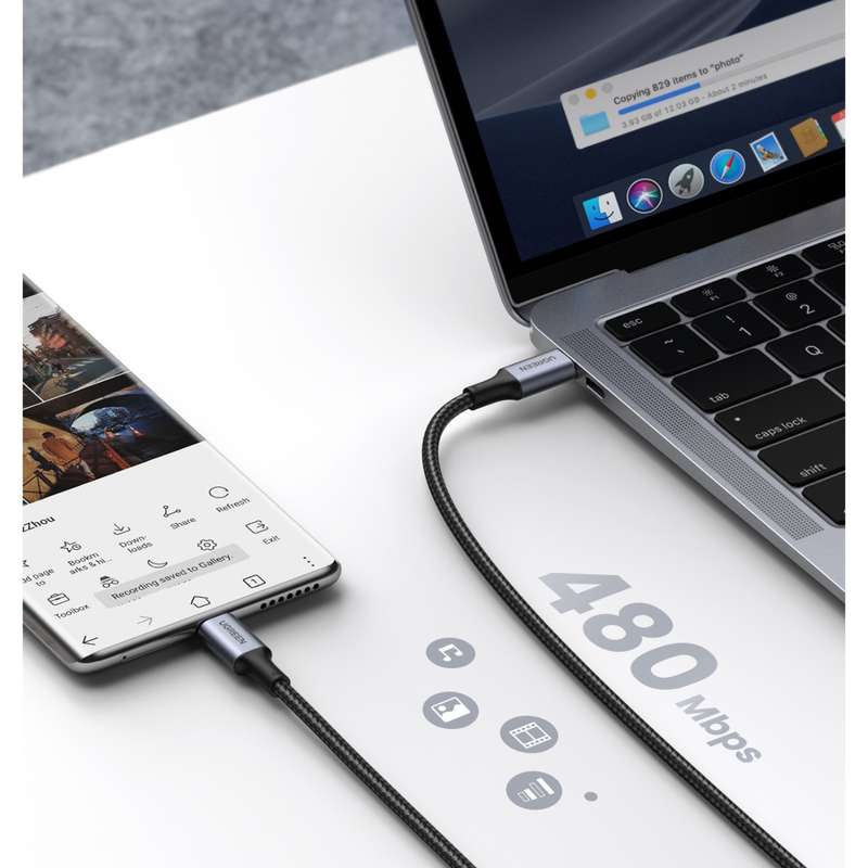 UGREEN 100W USB C To USB C Cable - 2m Black