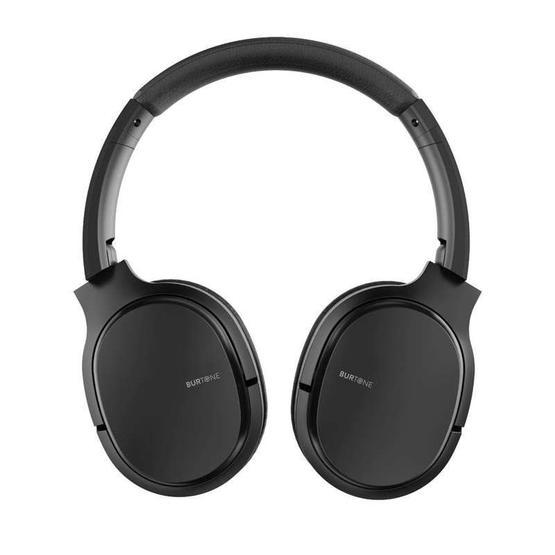 Burtone Compact Bluetooth Headphones - Black