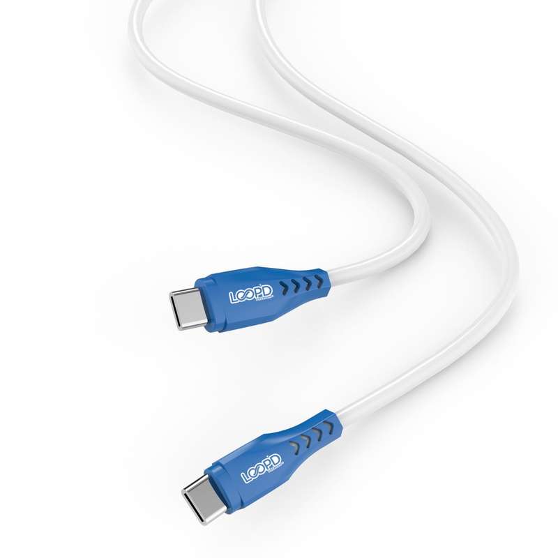 Loopd 60W Type C to Type C Cable - 1.2m White