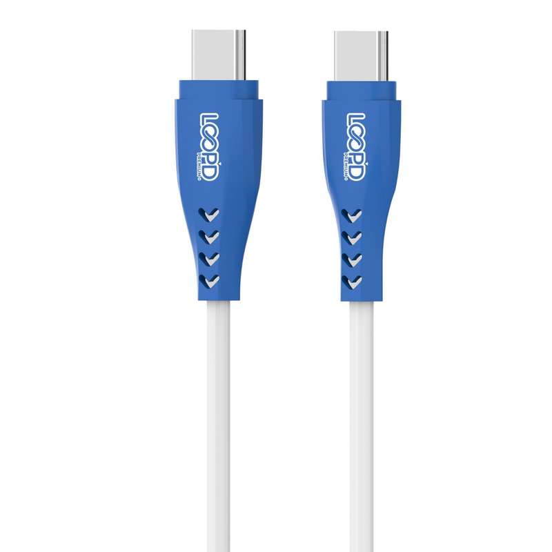 Loopd 60W Type C to Type C Cable - 1.2m White