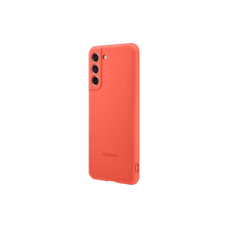 Samsung Galaxy S21 FE Case - Official Samsung Silicone Cover - Coral