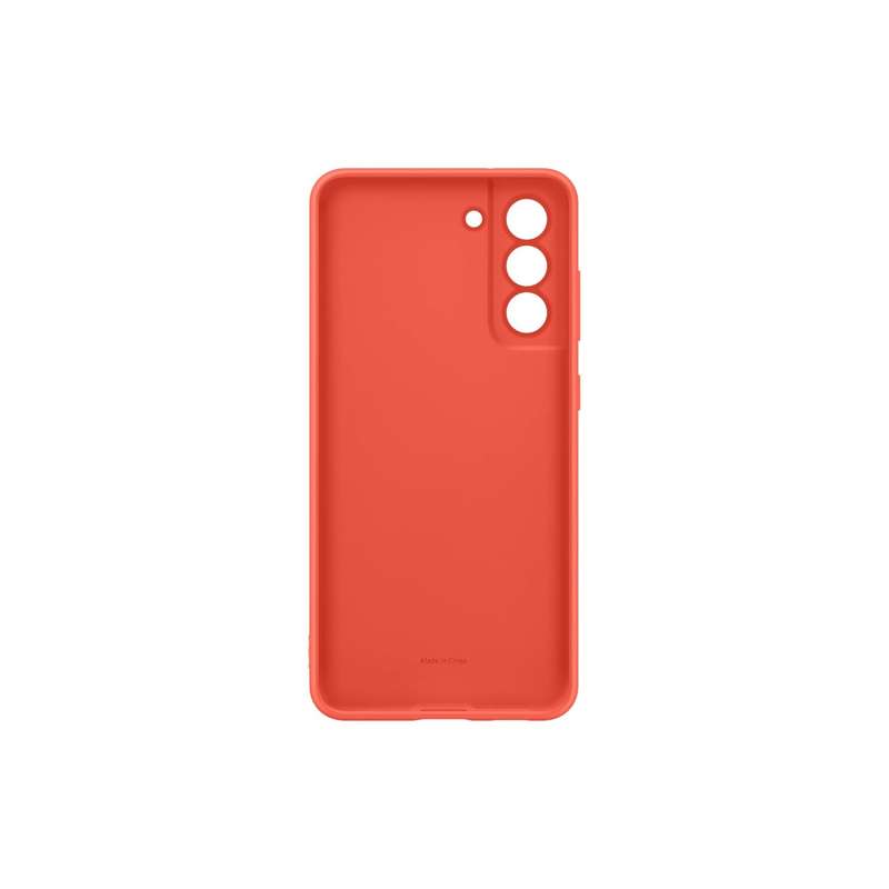 Samsung Galaxy S21 FE Case - Official Samsung Silicone Cover - Coral