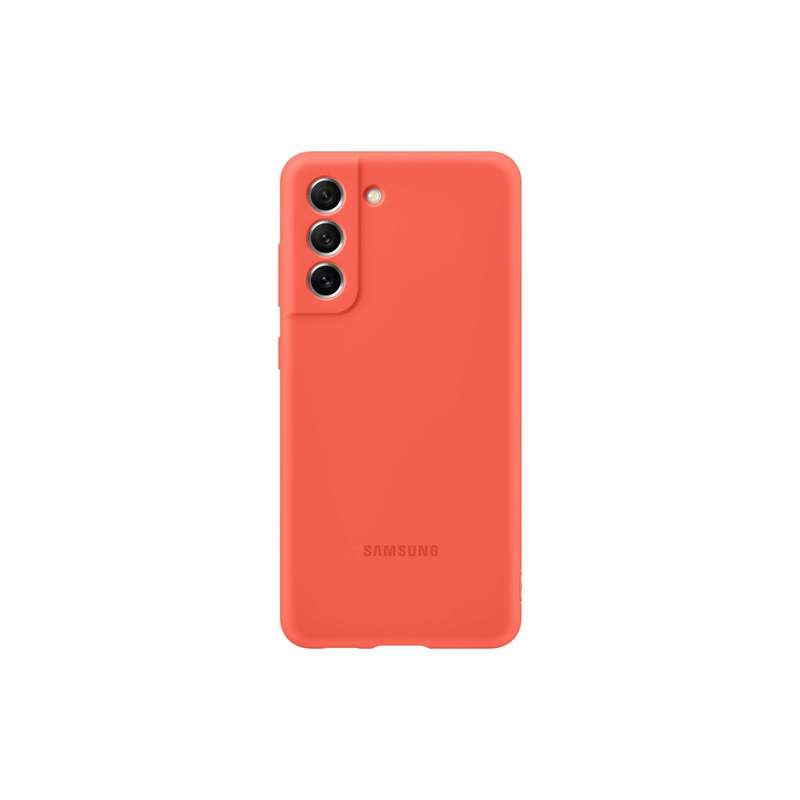 Samsung Galaxy S21 FE Case - Official Samsung Silicone Cover - Coral