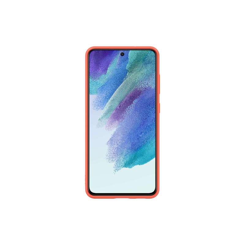 Samsung Galaxy S21 FE Case - Official Samsung Silicone Cover - Coral