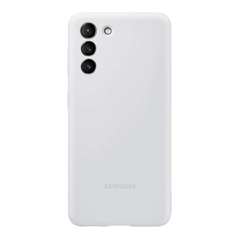 Original Samsung Galaxy S21 Silicone Cell Phone Cover Grey