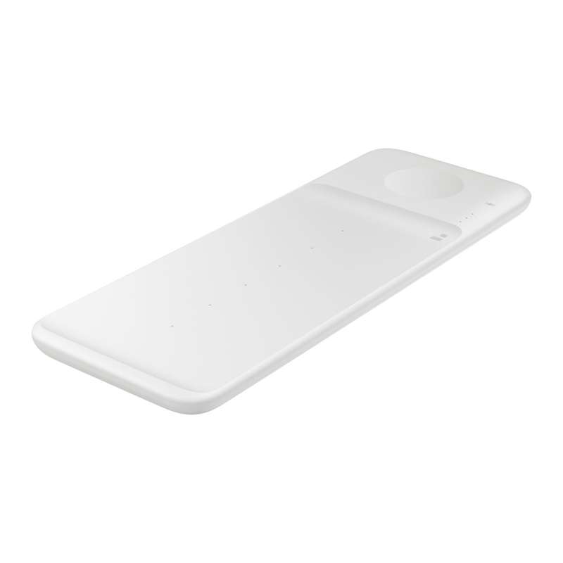 Original Samsung 9W 3 in 1 Wireless Charger Plate White Charging Pad