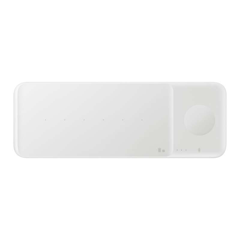 Original Samsung 9W 3 in 1 Wireless Charger Plate White Charging Pad