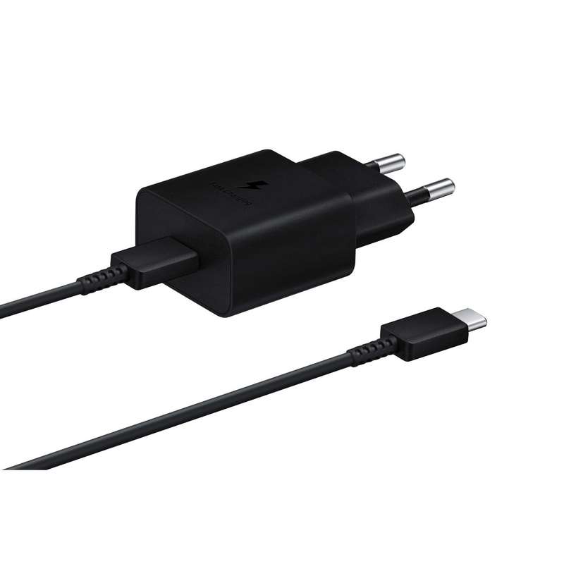 Samsung 15W Wall Charger with USB C Cable - 1 Port Adapter