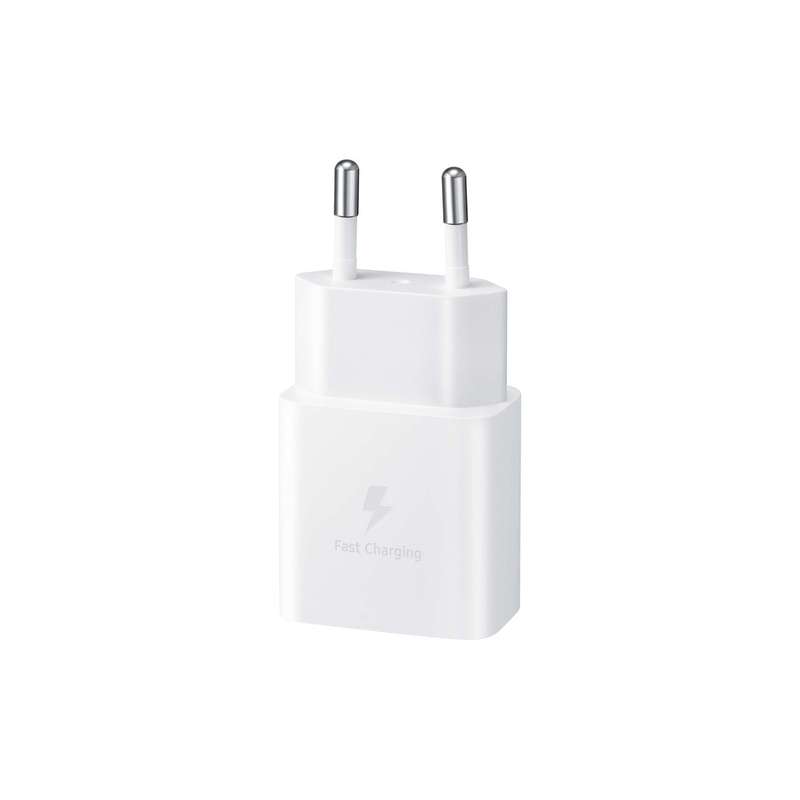 Samsung 15W Wall Charger with USB C to Type C cable - 1 Port White