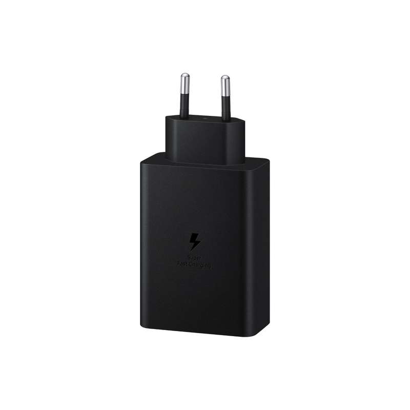 Samsung 65W Wall Charger - 3 Port Fast Charger - Black
