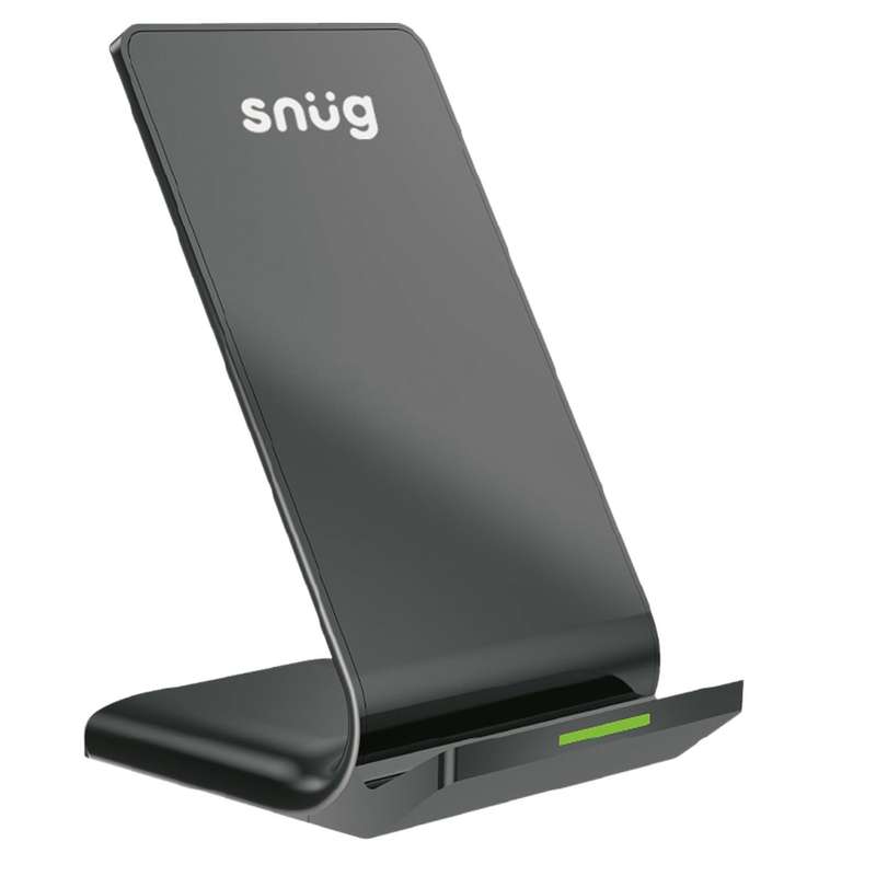 Snug 10W Wireless Charger - Fast Charge Charging Stand Black