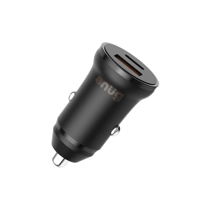 Snug 38W Car Charger - Fast Charge Charging Adapter - 2 Port