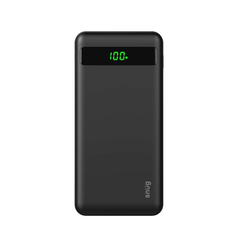 18W Snug 20000mAh Power Bank LED Digital Indicator - PD Fast Charge