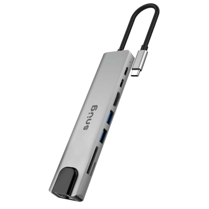 Snug Universal USB Type-C 8 Port Multifunction Hub