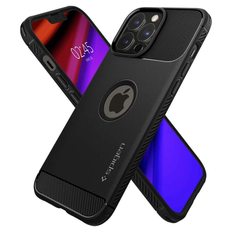 Apple iPhone 13 Pro Spigen Rugged Armor Case  Black