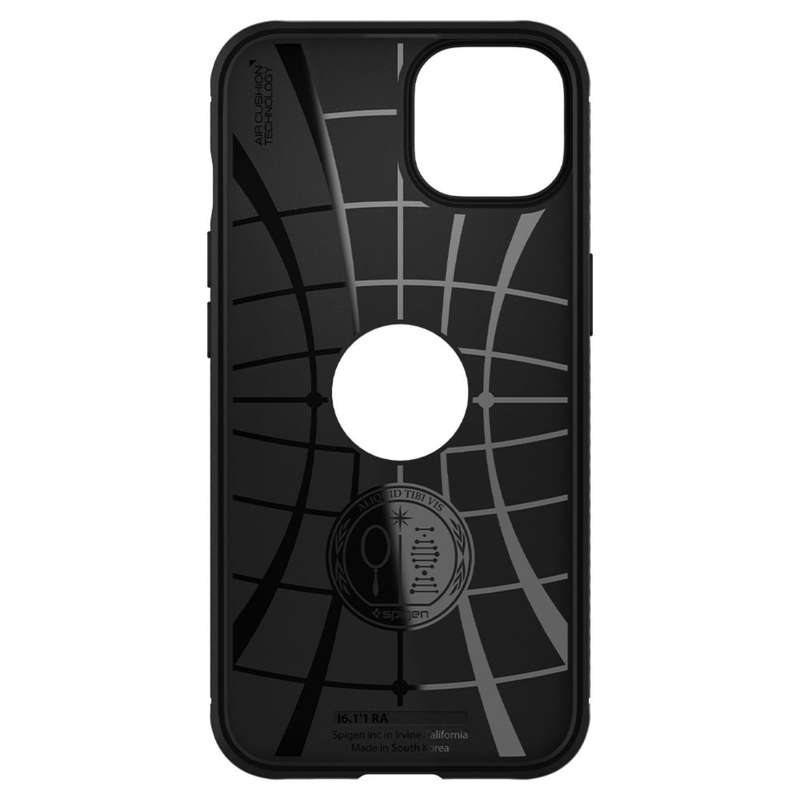 iPhone 13 Case - Spigen Rugged Armor Cover - Black