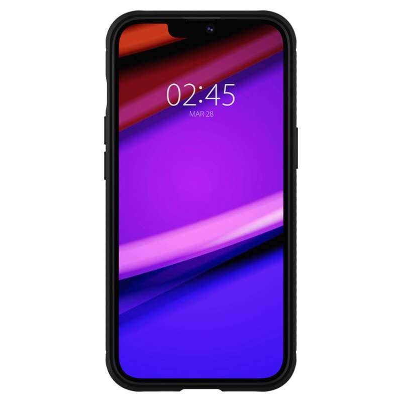 iPhone 13 Case - Spigen Rugged Armor Cover - Black