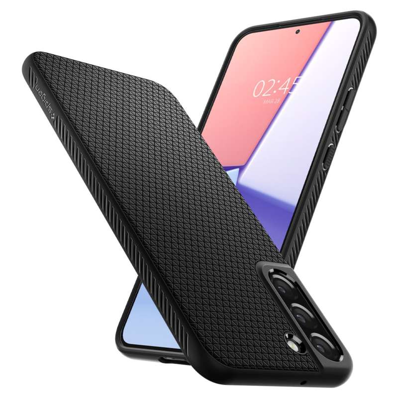 Samsung Galaxy S22 5G Case - Spigen Liquid Air Cover - Black