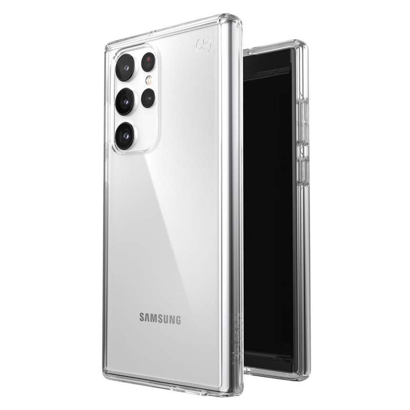 Samsung Galaxy S22 Ultra 5G Speck Presidio Perfect Clear Cell Phone Cover Clear