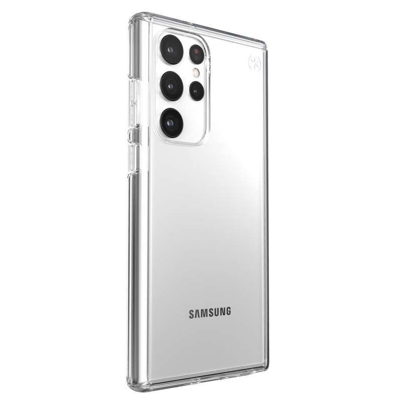 Samsung Galaxy S22 Ultra 5G Speck Presidio Perfect Clear Cell Phone Cover Clear