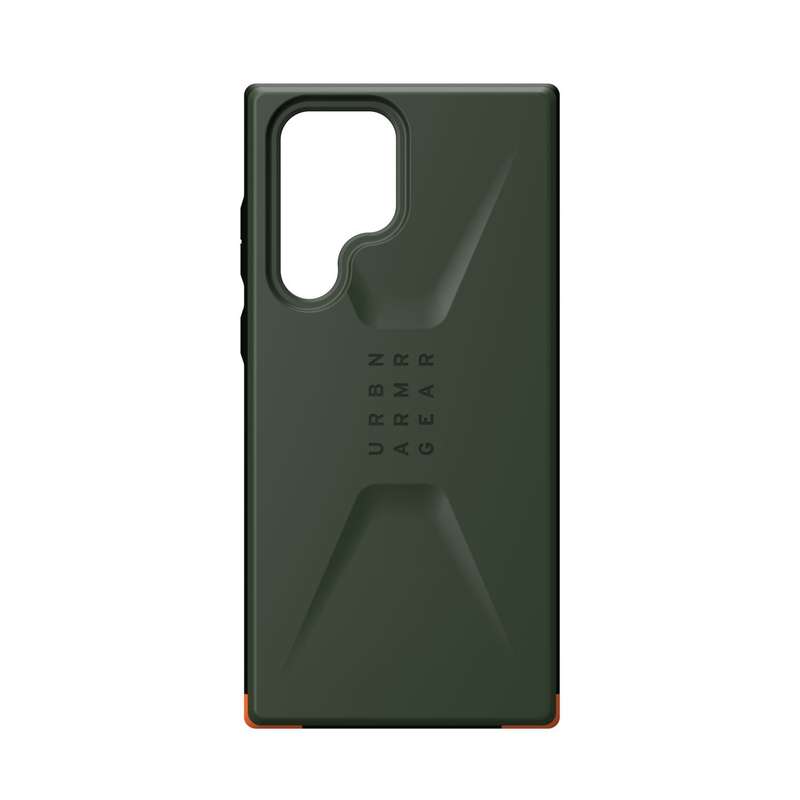 Samsung Galaxy S22 Ultra 5G UAG Civilian Cell Phone Cover Olive