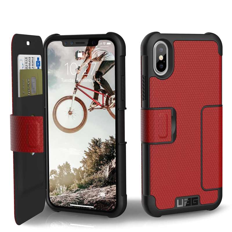 Apple iPhone X UAG Metropolis Folio Case  Red