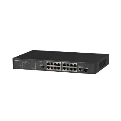 Dahua 16-Port FE PoE+ 1-Port Gigabit Combo PoE Switch