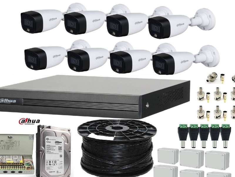 Dahua 1080P 8 Channel CCTV Kit With 2MP Bullet Cameras &amp; 1TB HDD Bundle