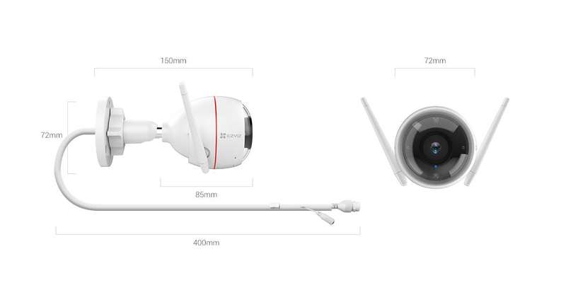 EZVIZ C3W Pro 4MP Color Night Vision Camera