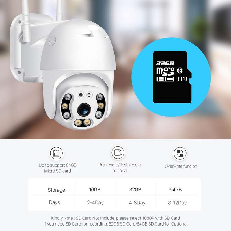 Govision 2mp Outdoor Smart Wifi Ptz Camera