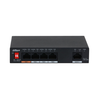 Dahua PFS3005-4ET-60 5-Port Unmanaged Desktop Switch with 4-Port PoE