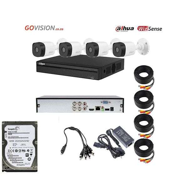 Dahua 1080P 4 Channel DIY CCTV Kit With 2MP IR Bullet Cameras &amp; 1TB HDD Bundle