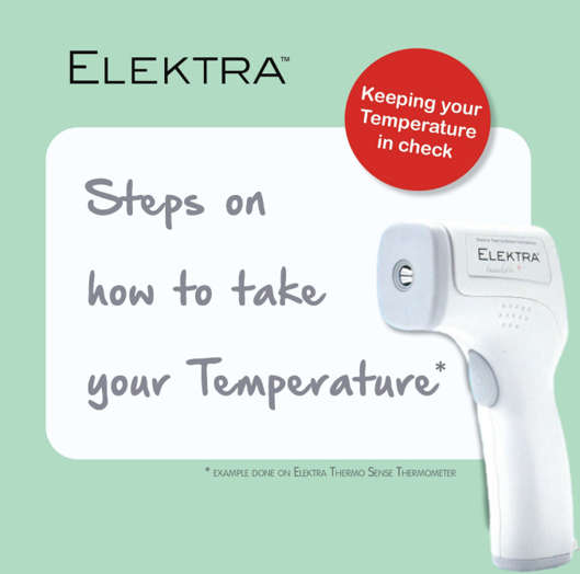 Elektra Thermo Sense Non Contact Infra Red Thermometer Express