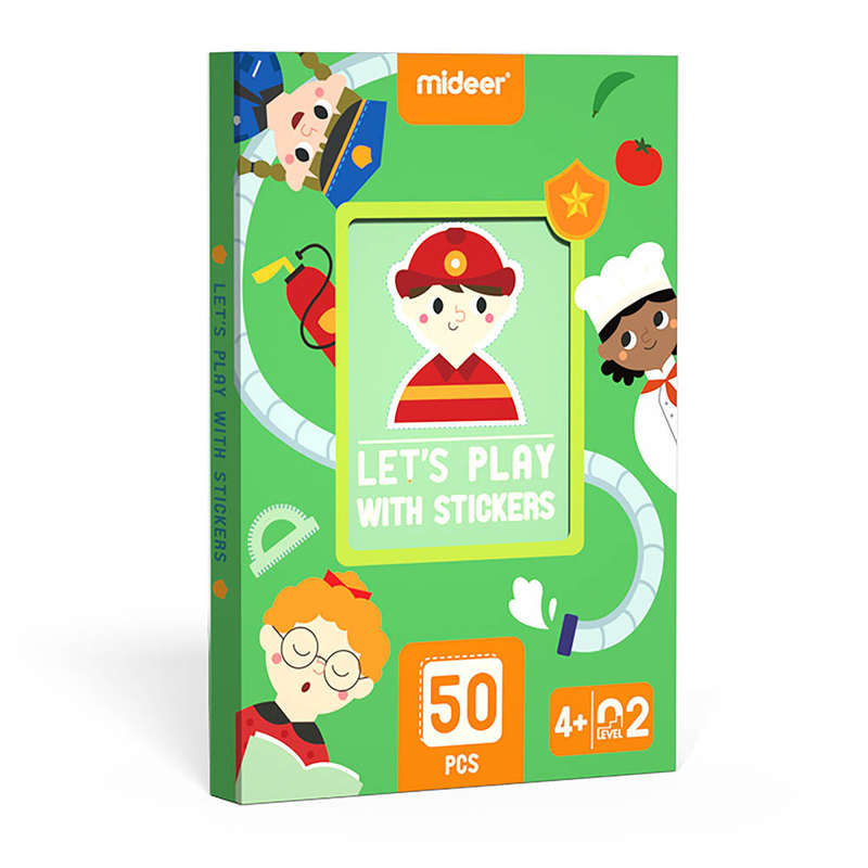 Mideer - Let's Play with Stickers - Intermediate Level