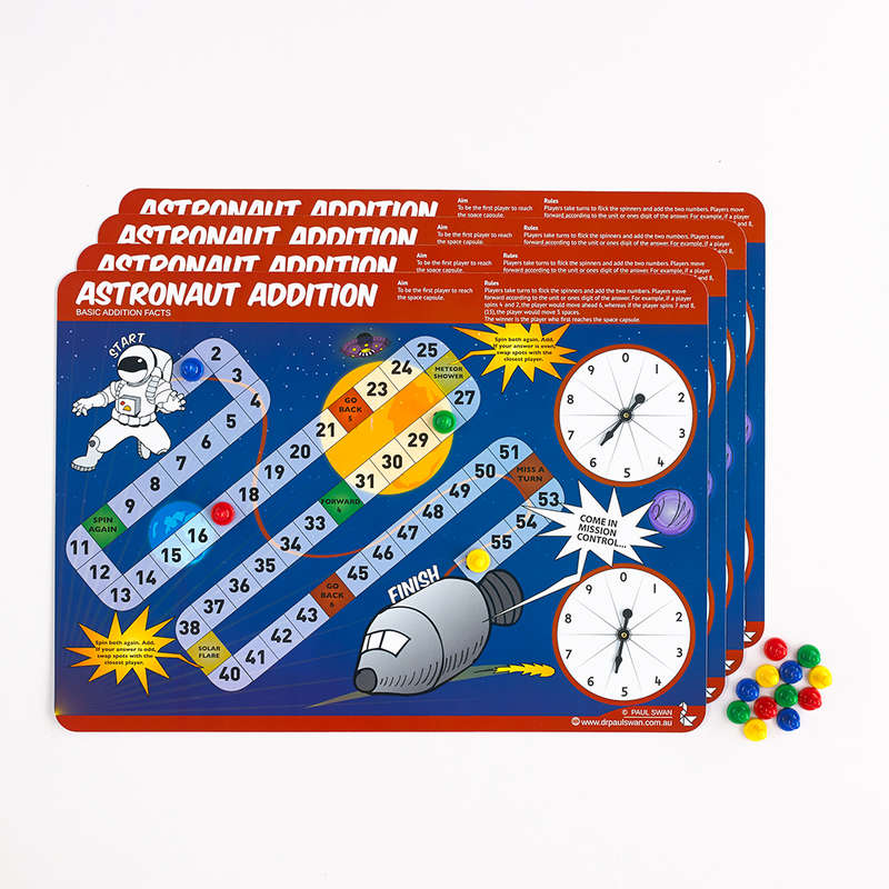EDX Education - Astronaut Addition - Addition Game