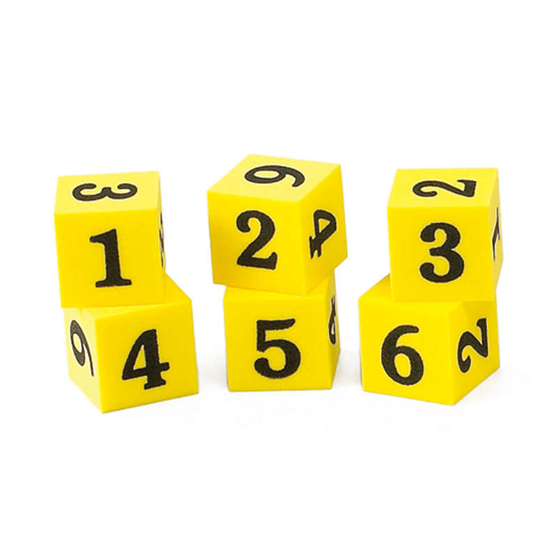 EDX Education - Dice - Foam Number - 2cm - 6pcs