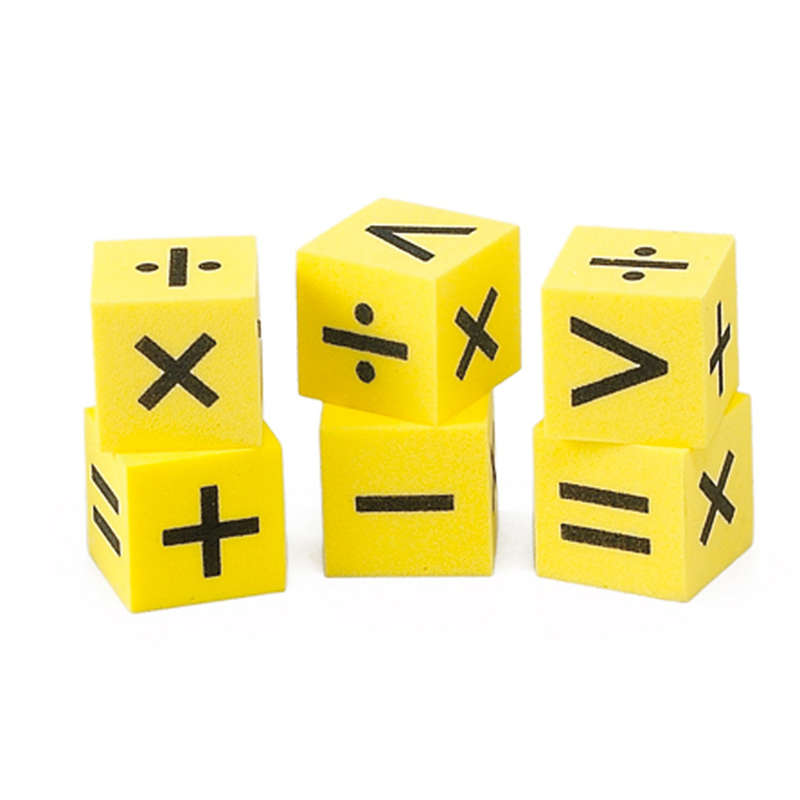 EDX Education - Dice - Foam Operations - 2cm - 6pcs