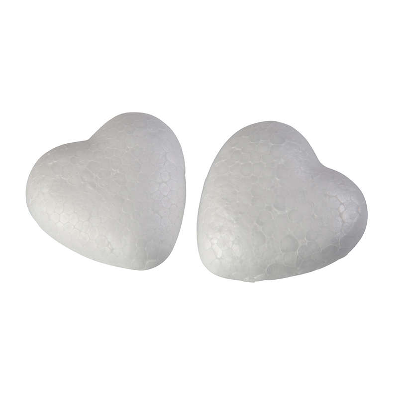 Anthony Peters - Polystyrene Shapes - 50mm Hearts - 10pcs