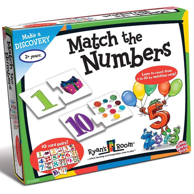 Small World Toys - Match The Numbers Game - 20pcs