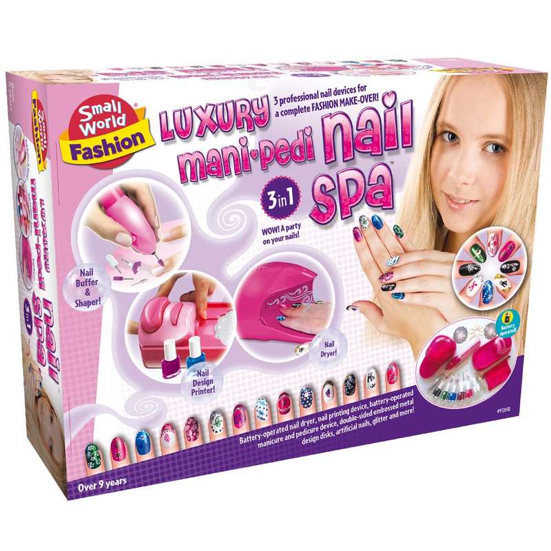 Small World Toys - Luxury Mani-Pedi Nail Spa Set
