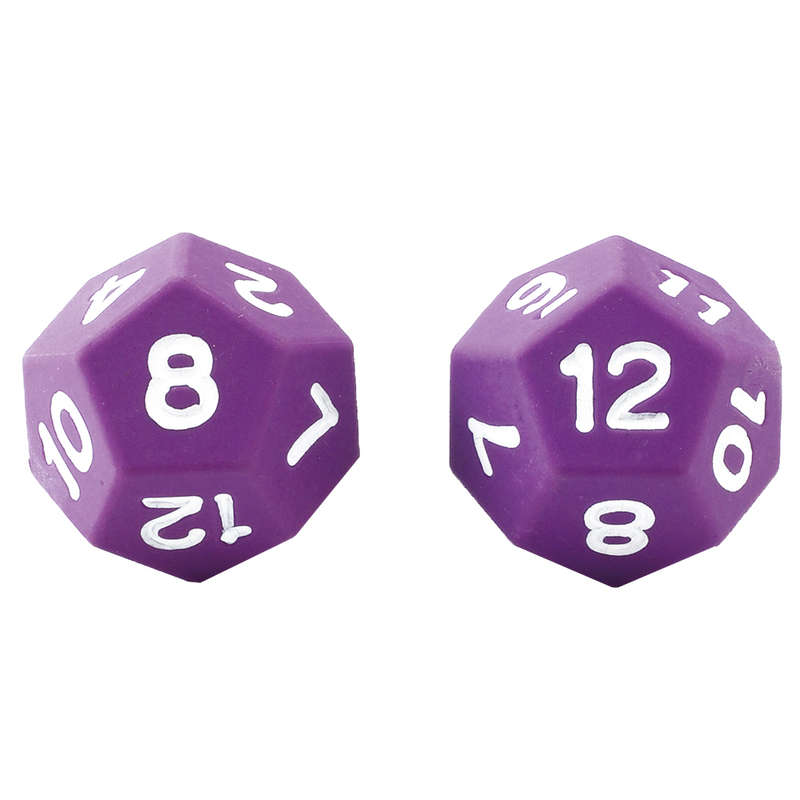 EDX Education - Dice - Plastic Number Jumbo - 30mm - 2pcs Polybag