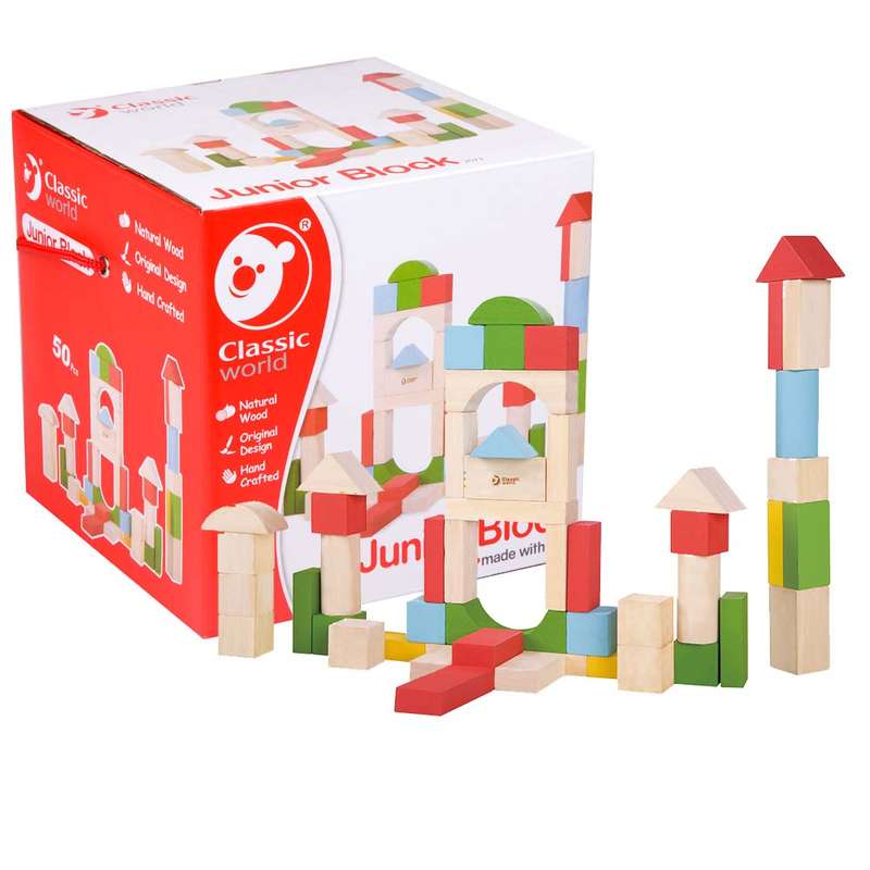 Classic World - Junior Blocks - 50pcs