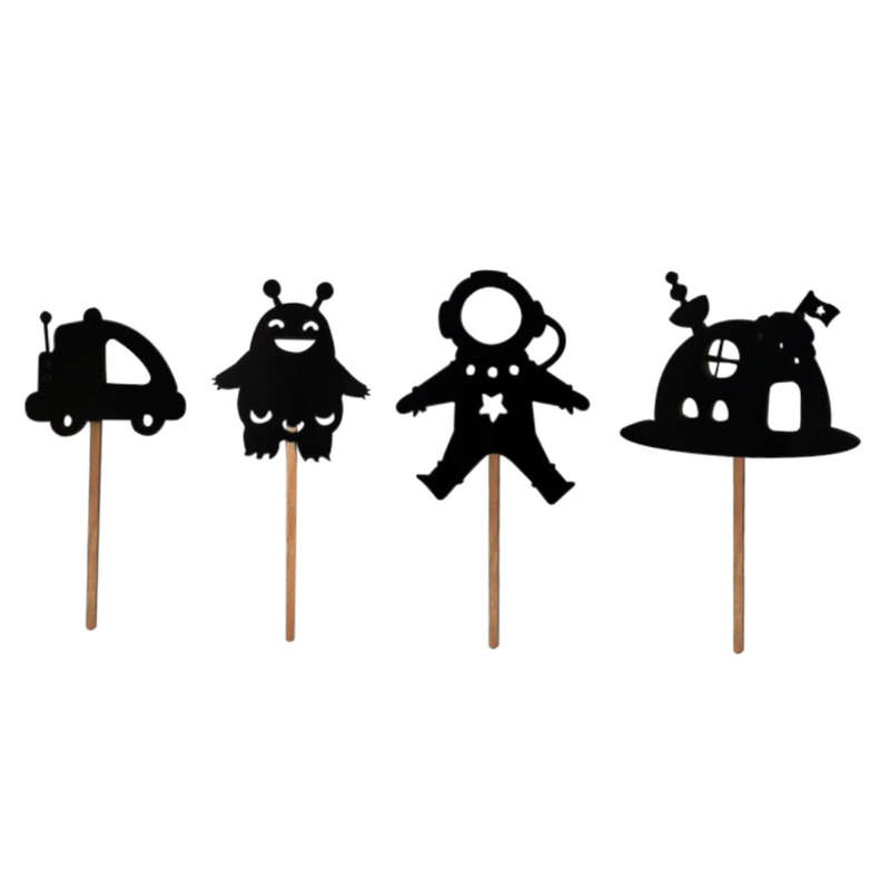 Mideer - Space Shadow Puppets Set