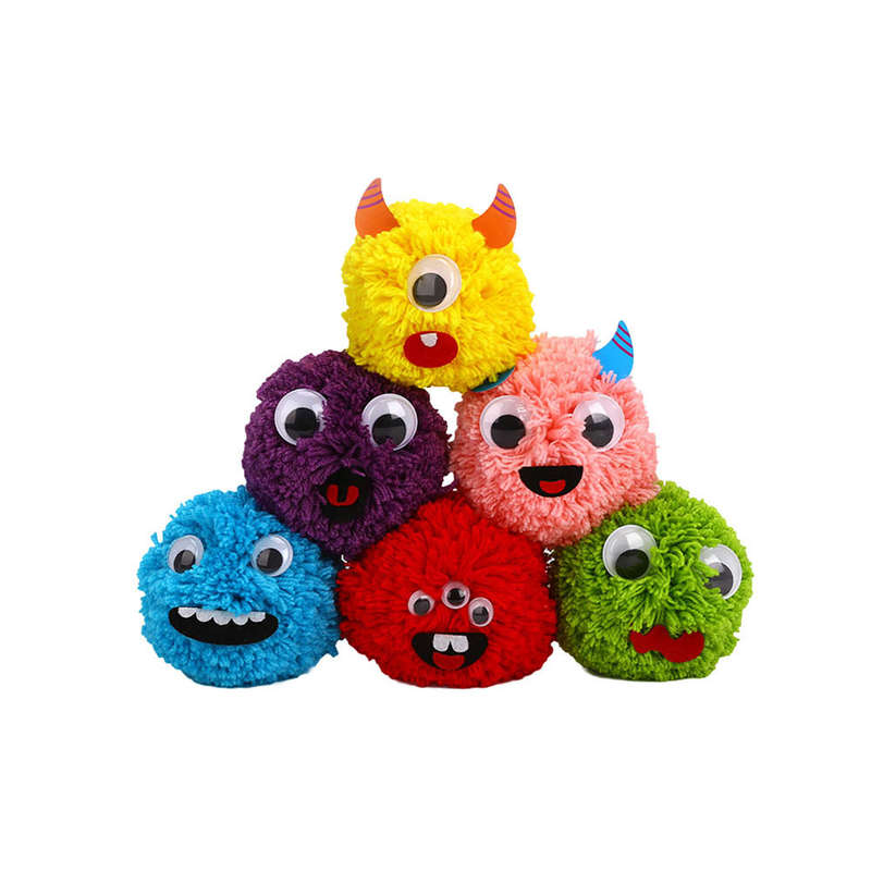 TookyToy - Pom Pom Craft Kit - The Monster