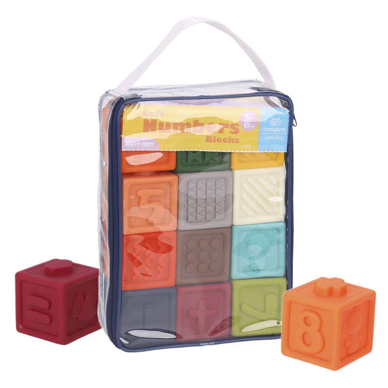 TookyToy - Let's Play - Soft Numbers Blocks Set