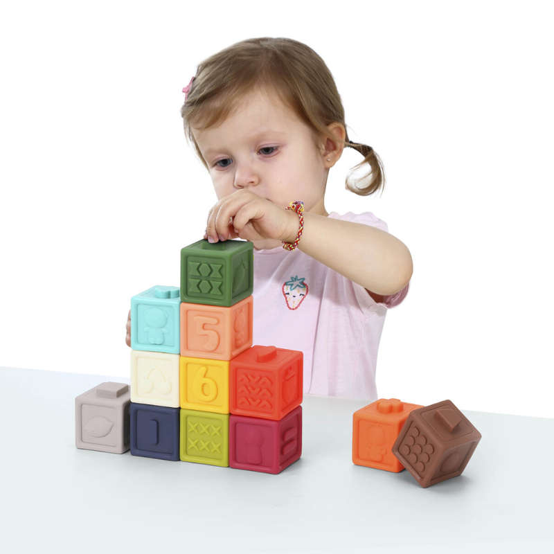 TookyToy - Let's Play - Soft Numbers Blocks Set